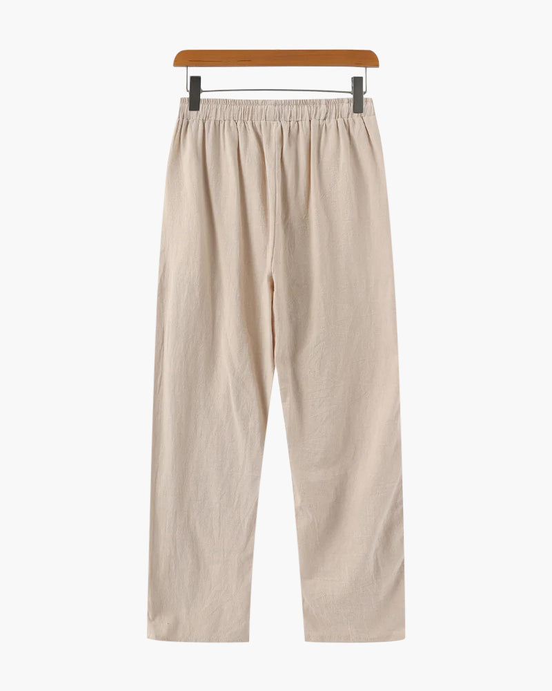Old Money Pantalón De Lino Zanzibar Hombre