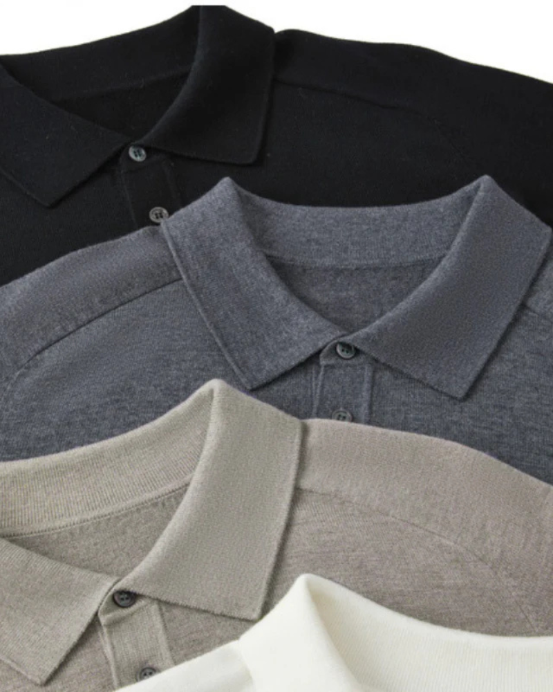 Old Money Polo De Lana Premium 100% Hombre