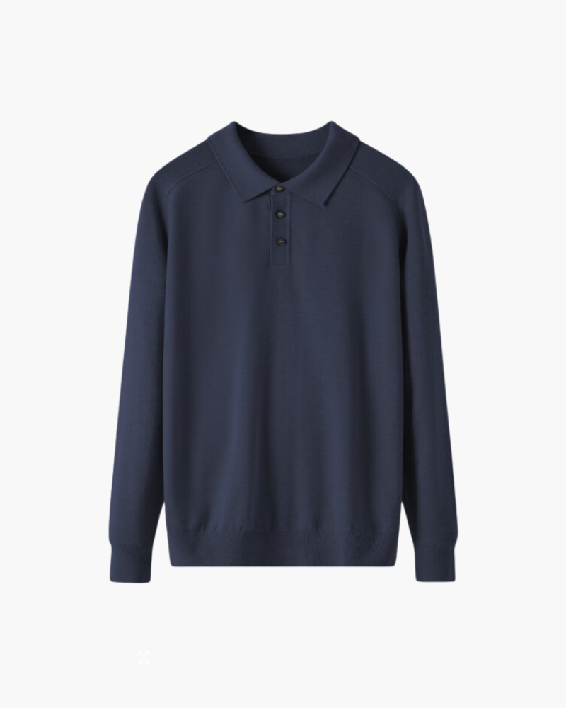 Old Money Polo De Lana Premium 100% Hombre