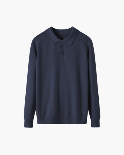 Old Money Polo De Lana Premium 100% Hombre