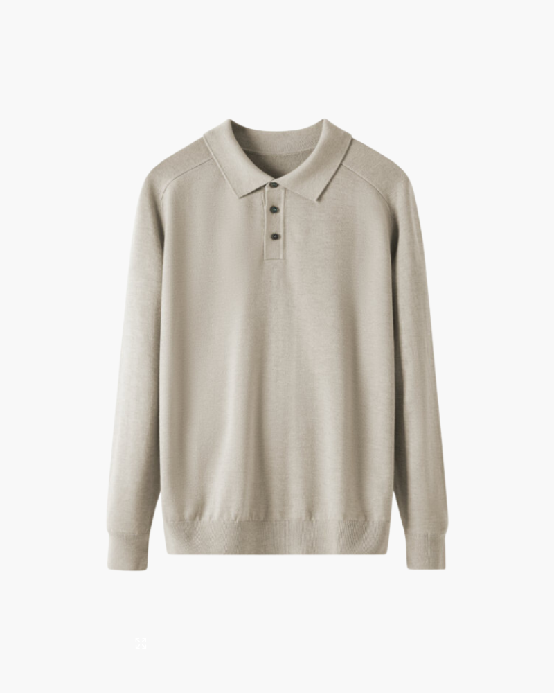 Old Money Polo De Lana Premium 100% Hombre
