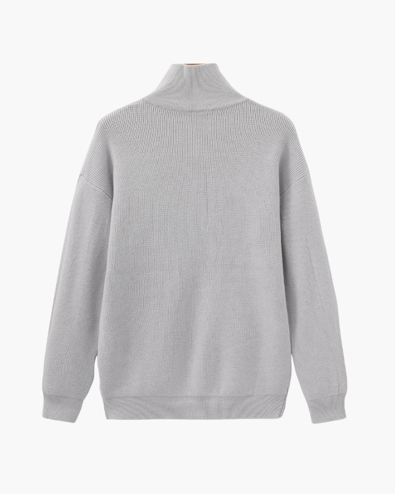 Old Money Jersey De Punto Con Cremallera Media Hombre