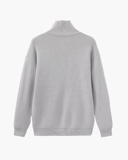 Old Money Jersey De Punto Con Cremallera Media Hombre