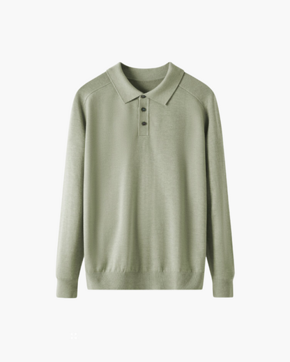 Old Money Polo De Lana Premium 100% Hombre