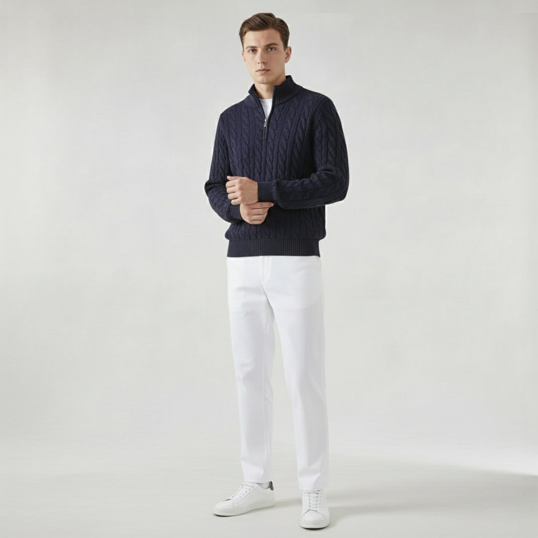 PARIJAN Conjunto de Suéter Cremallera y Pantalón