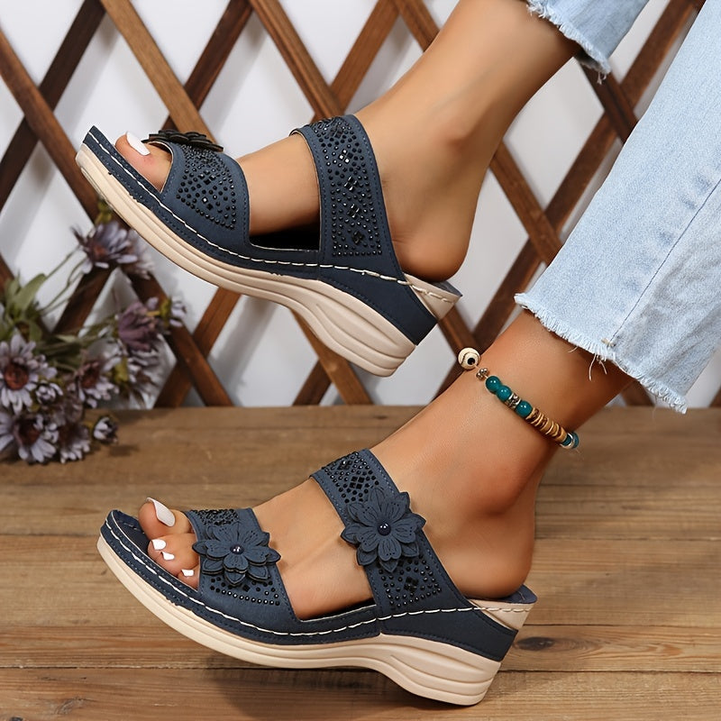 Delacroix Paris Sandalias Confort Compensadas Rosalie