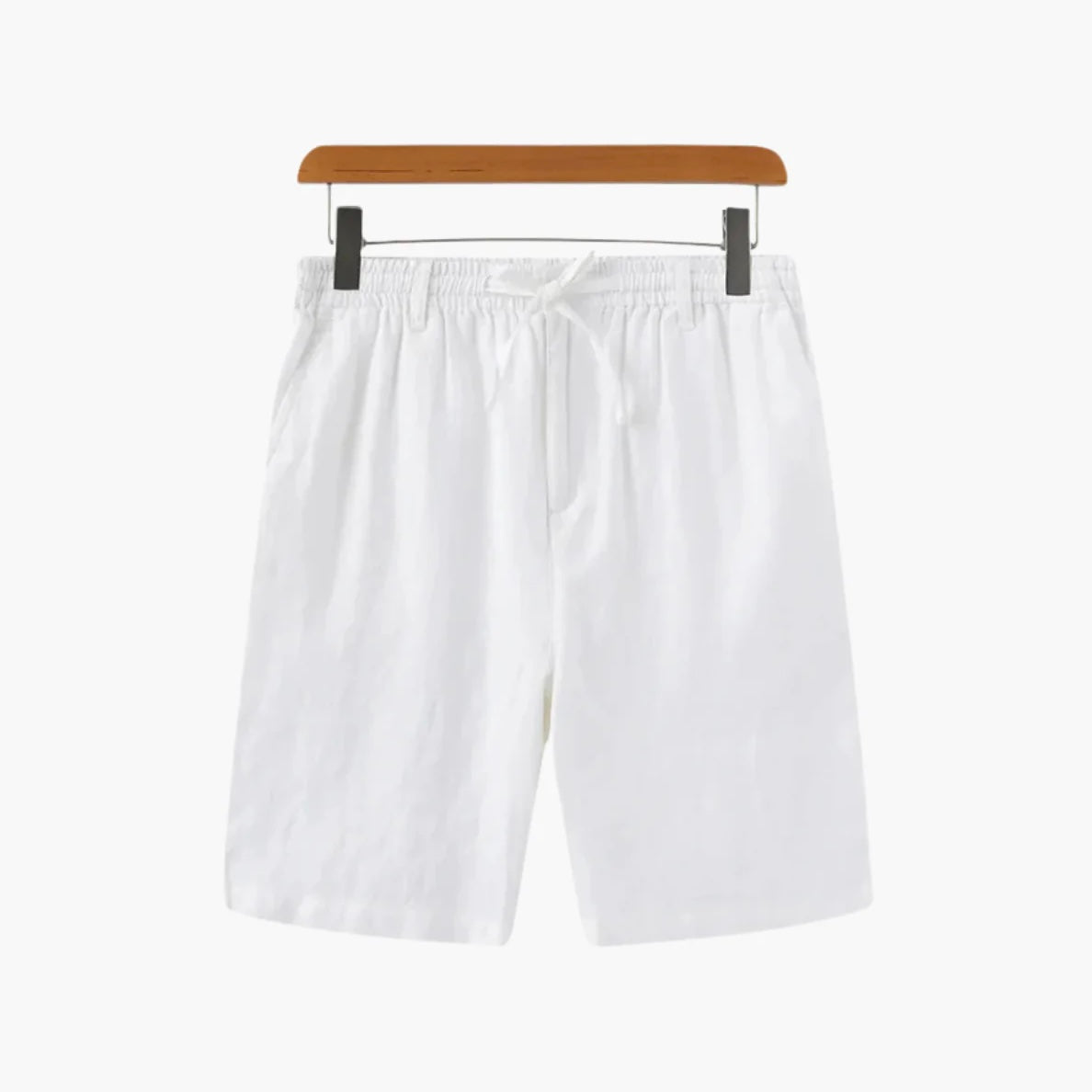 PARIJAN Pantalones Cortos de Lino Como