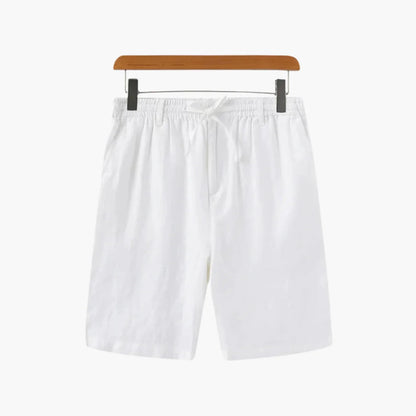PARIJAN Pantalones Cortos de Lino Como