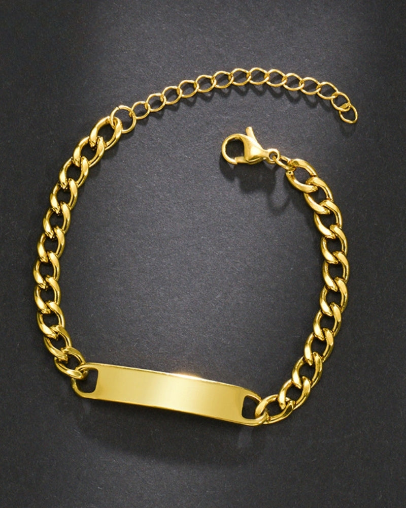 Old Money Signature Chain Bracelet Acero Inoxidable