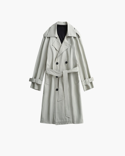 Old Money Abrigo Trench Doble Botonadura Hombre