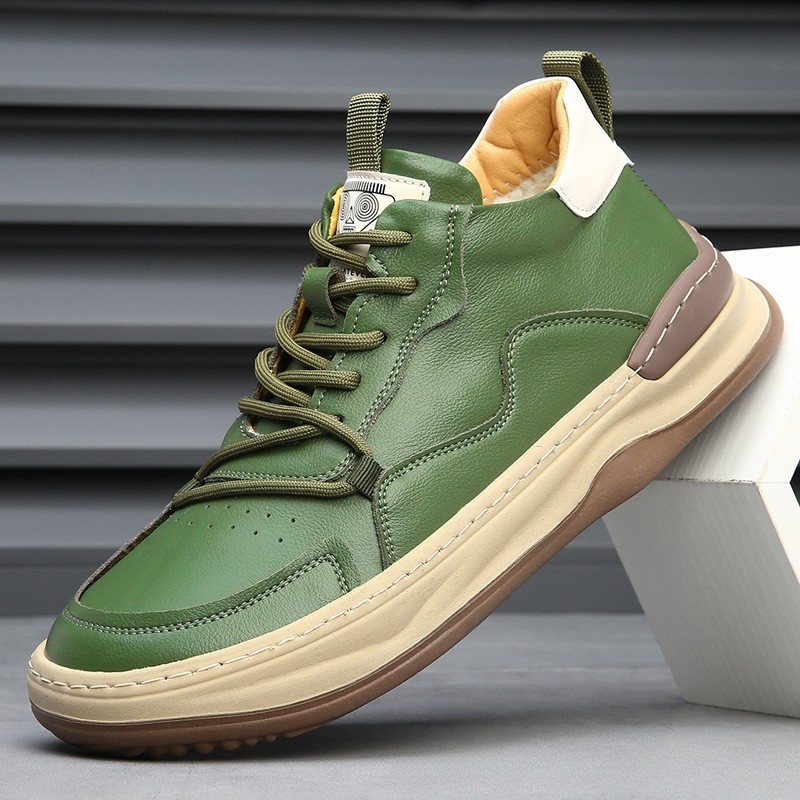 Olympus London Zapatillas de Piel Alberti