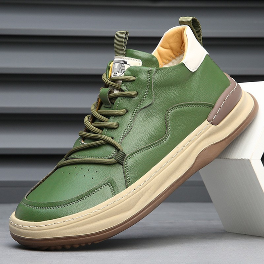 Olympus London Zapatillas de Piel Alberti