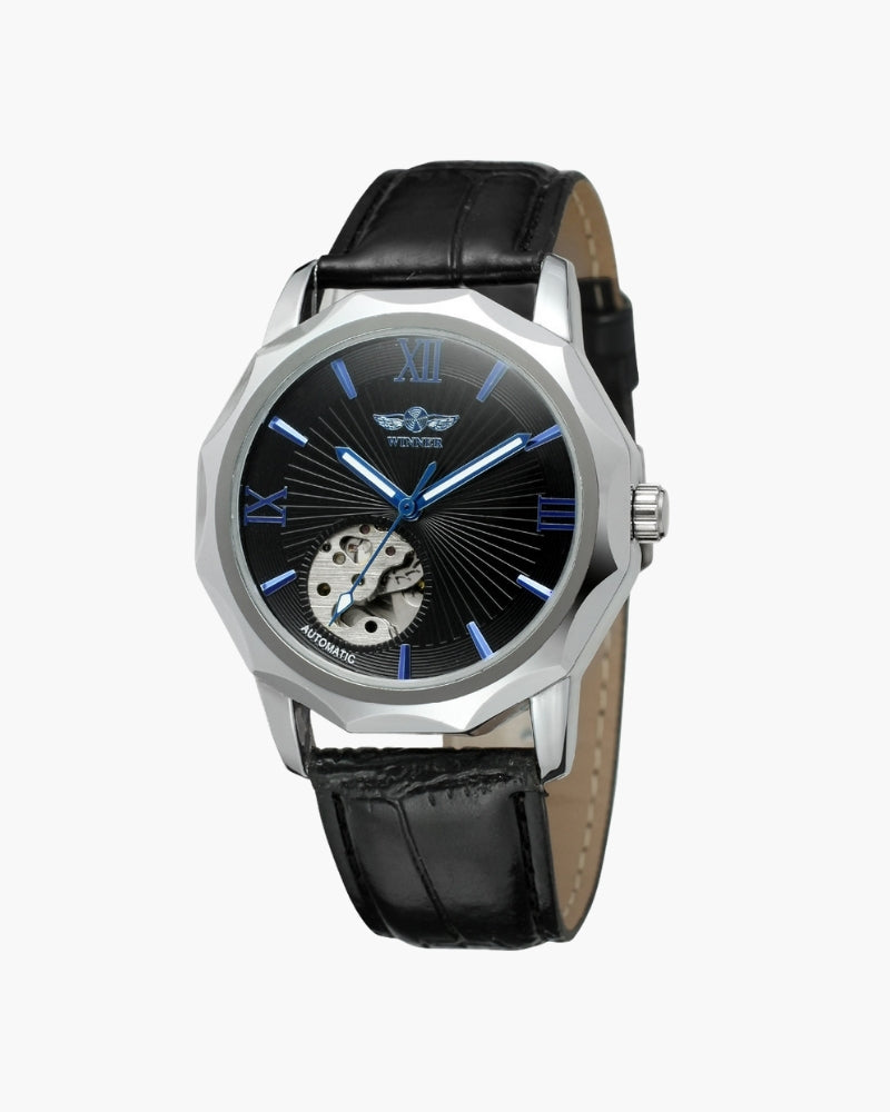 Old Money Reloj De Acero Con Esqueleto Hombre
