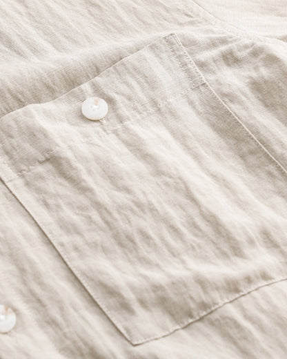 Old Money Portofino Overshirt Beige Negro