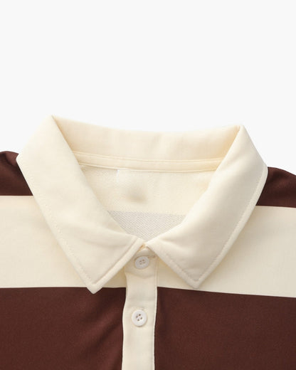 Old Money Polo Rugby Rayas Vintage Hombre