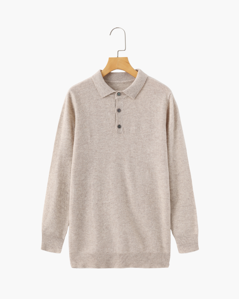 Old Money Polo De Pura Cashmere Hombre