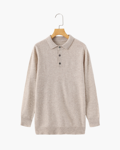 Old Money Polo De Pura Cashmere Hombre
