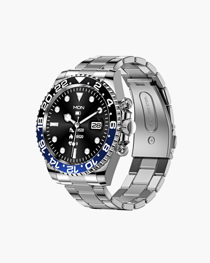 Old Money Reloj De Acero Inoxidable Buzo Pesado Hombre