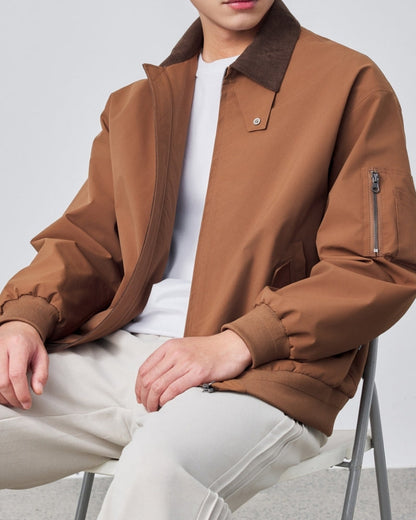 Old Money Chaqueta Harrington Clásica Hombre