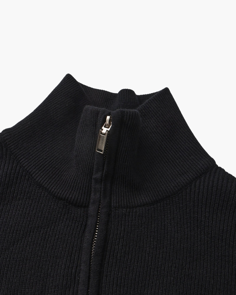 Old Money Jersey De Punto Con Cremallera Media Hombre