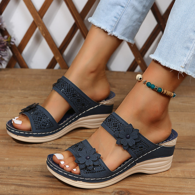 Delacroix Paris Sandalias Confort Compensadas Rosalie