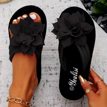 Delacroix Paris Sandalias Florales Confort Livia