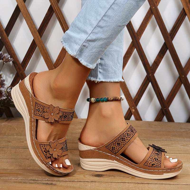 Delacroix Paris Sandalias Confort Compensadas Rosalie