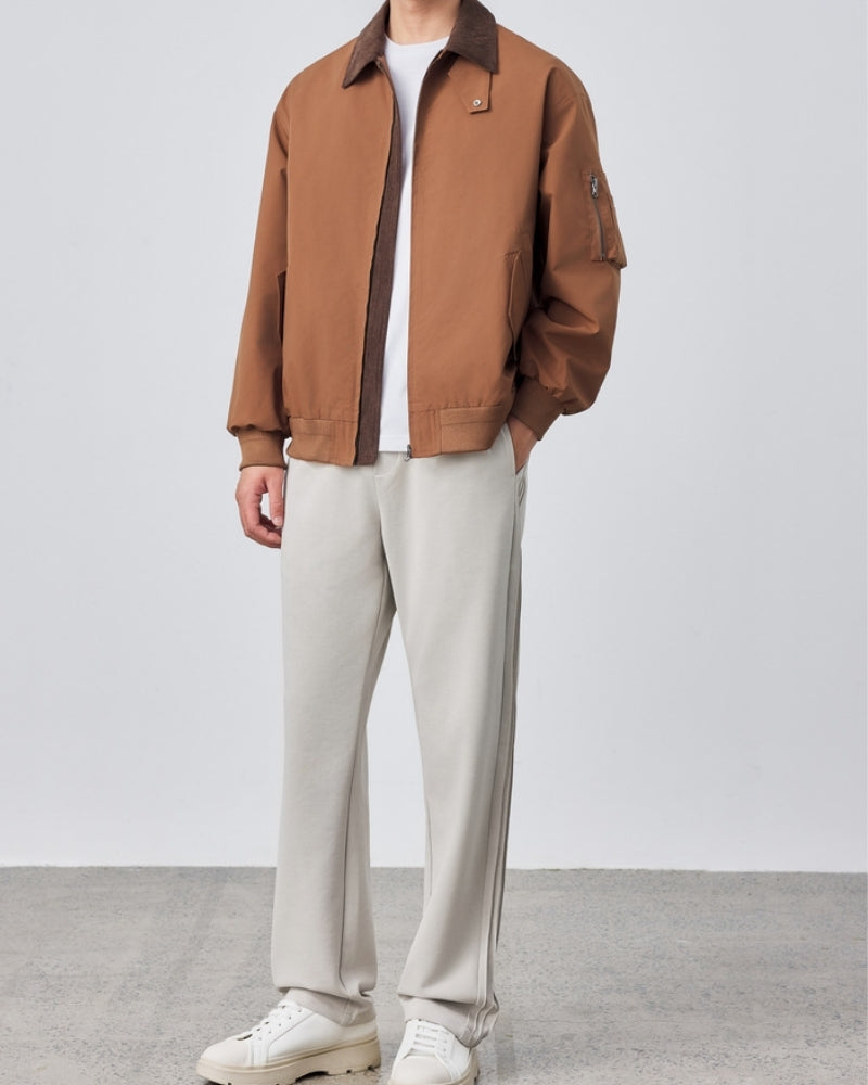 Old Money Chaqueta Harrington Clásica Hombre