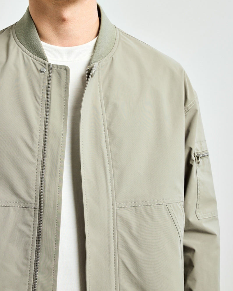 Old Money Chaqueta Bomber Minimalista Hombre