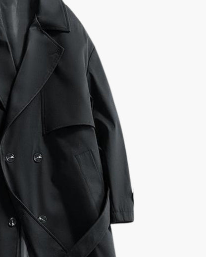 Old Money Abrigo Trench Doble Botonadura Hombre