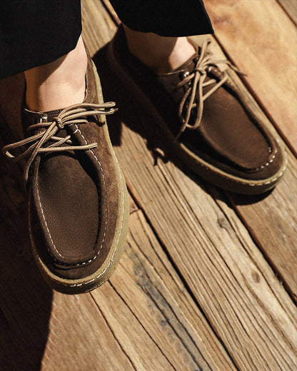Old Money Zapatos De Ante Premium Hombre