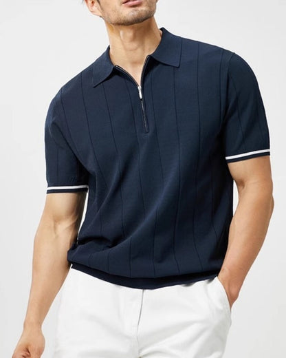 Old Money Polo de Contraste Premium