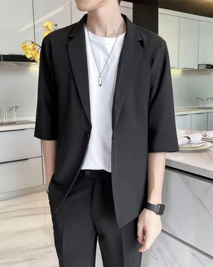 Old Money Conjunto Smart Casual Algodón Poliéster