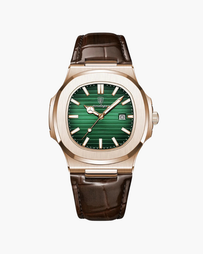 Old Money Reloj Lisboa Cuero Plateado