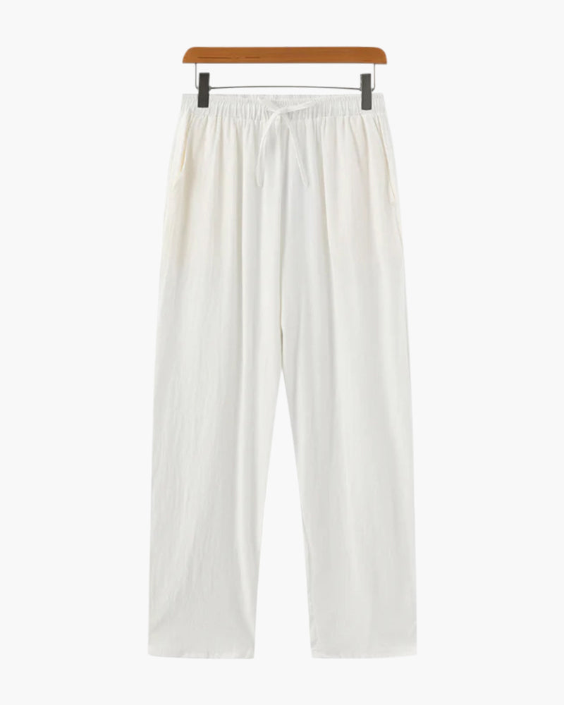 Old Money Pantalón De Lino Zanzibar Hombre