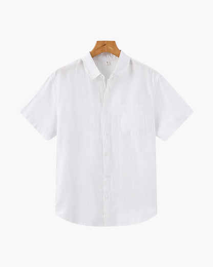 Old Money Cape Town Camisa de Lino Manga Corta Hombre