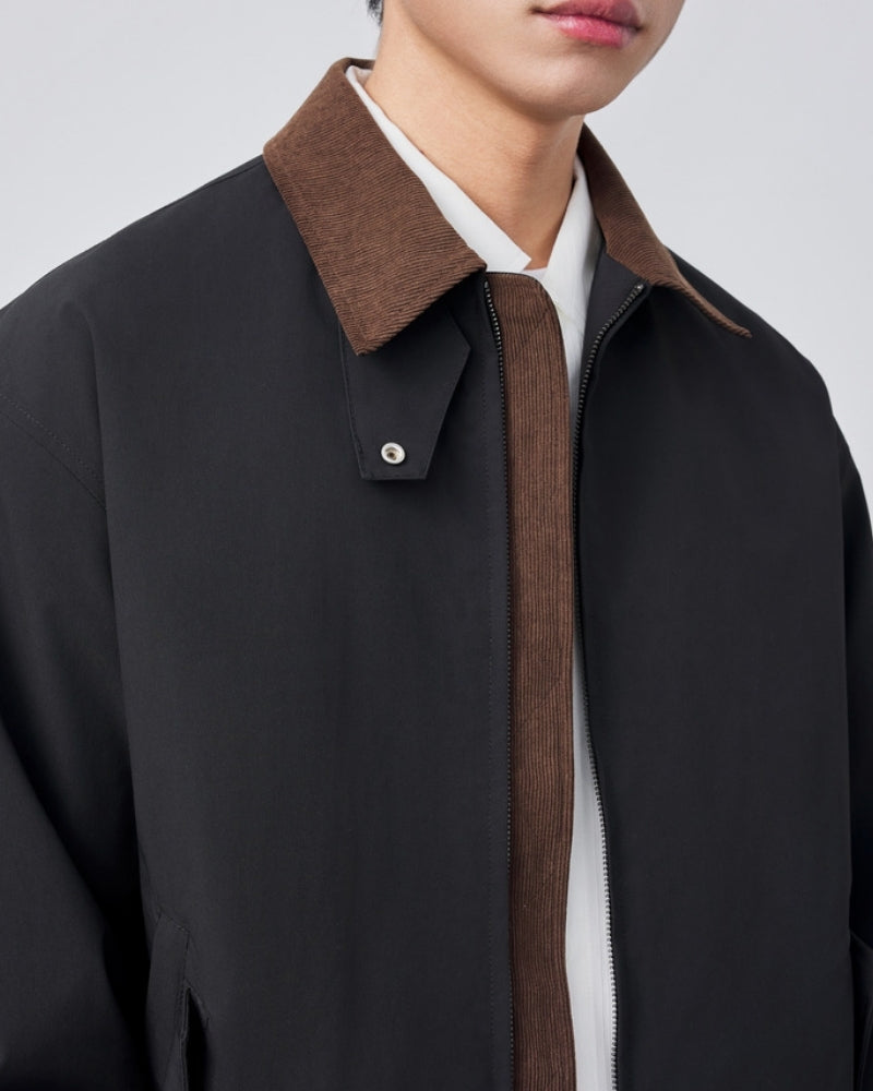 Old Money Chaqueta Harrington Clásica Hombre