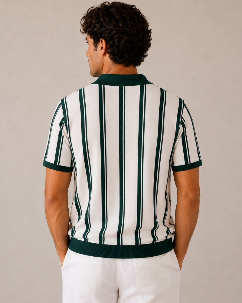 Old Money Modena Jersey De Punto Cremallera Media Hombre