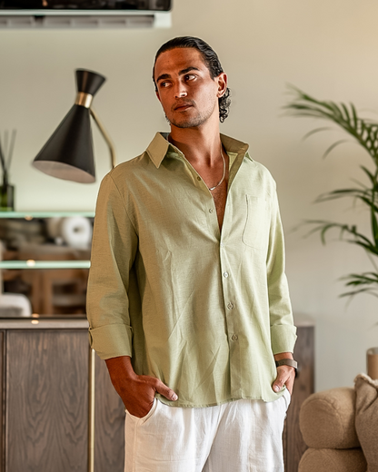 Old Money Cape Town Camisa de Lino 100%