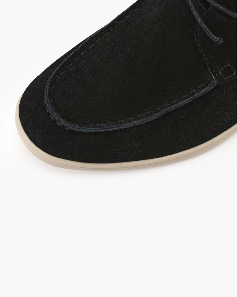 Old Money Zapatos De Ante Con Cordones Hombre