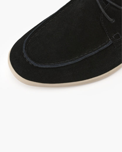 Old Money Zapatos De Ante Con Cordones Hombre