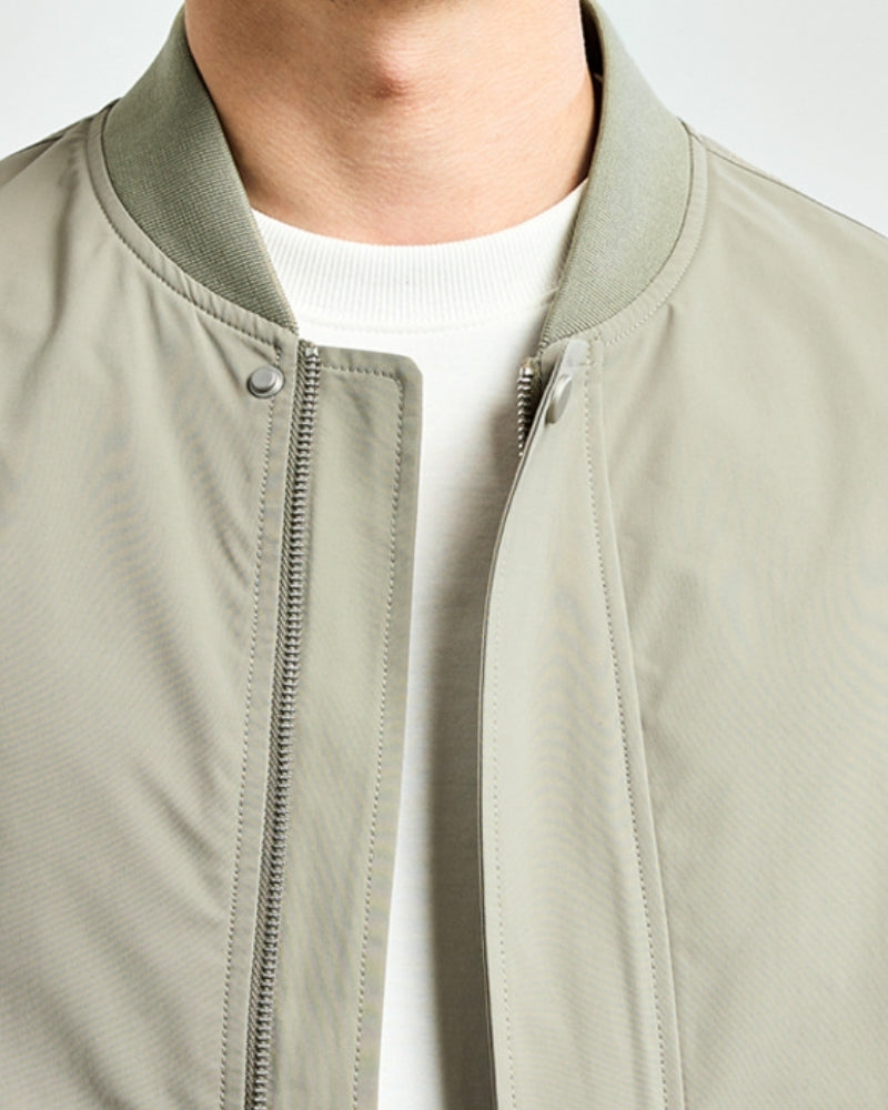 Old Money Chaqueta Bomber Minimalista Hombre