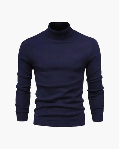 PARIJAN Suéter de Cuello Alto de Lana Merino