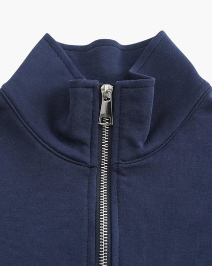 Old Money Chaqueta Con Cremallera De Algodón Orgánico Hombre