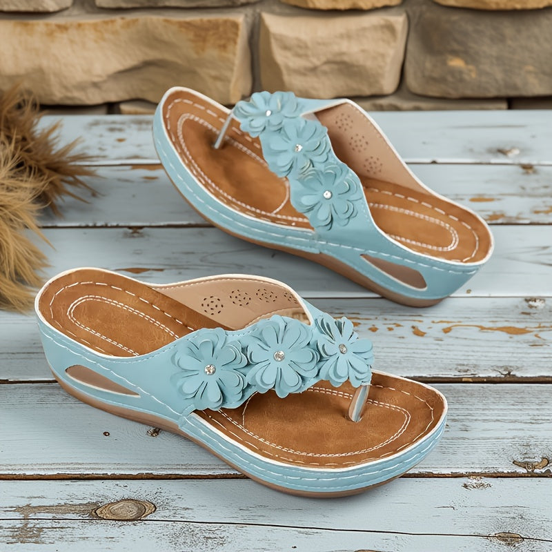 Delacroix Paris Sandalias Confort Florales Élora