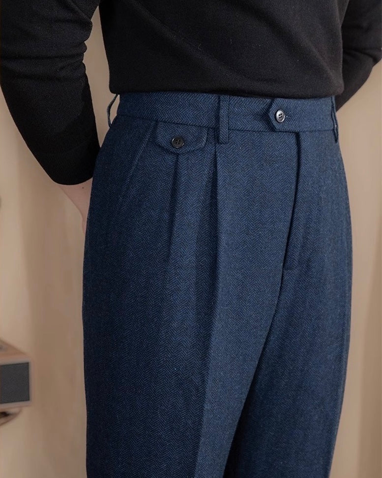 PARIJAN Pantalones Mayfair de Lana
