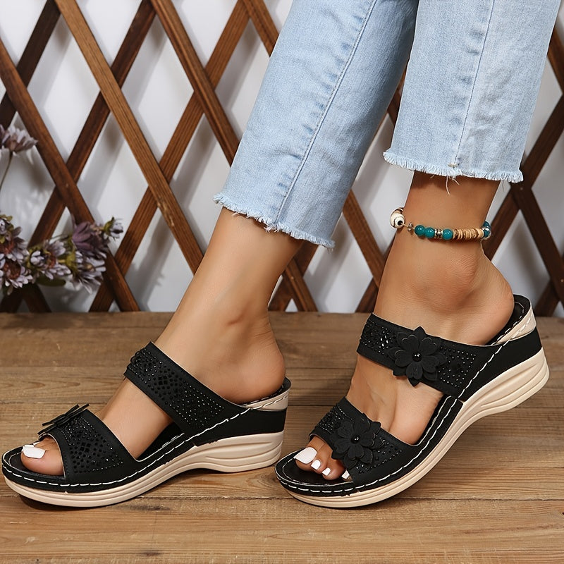 Delacroix Paris Sandalias Confort Compensadas Rosalie