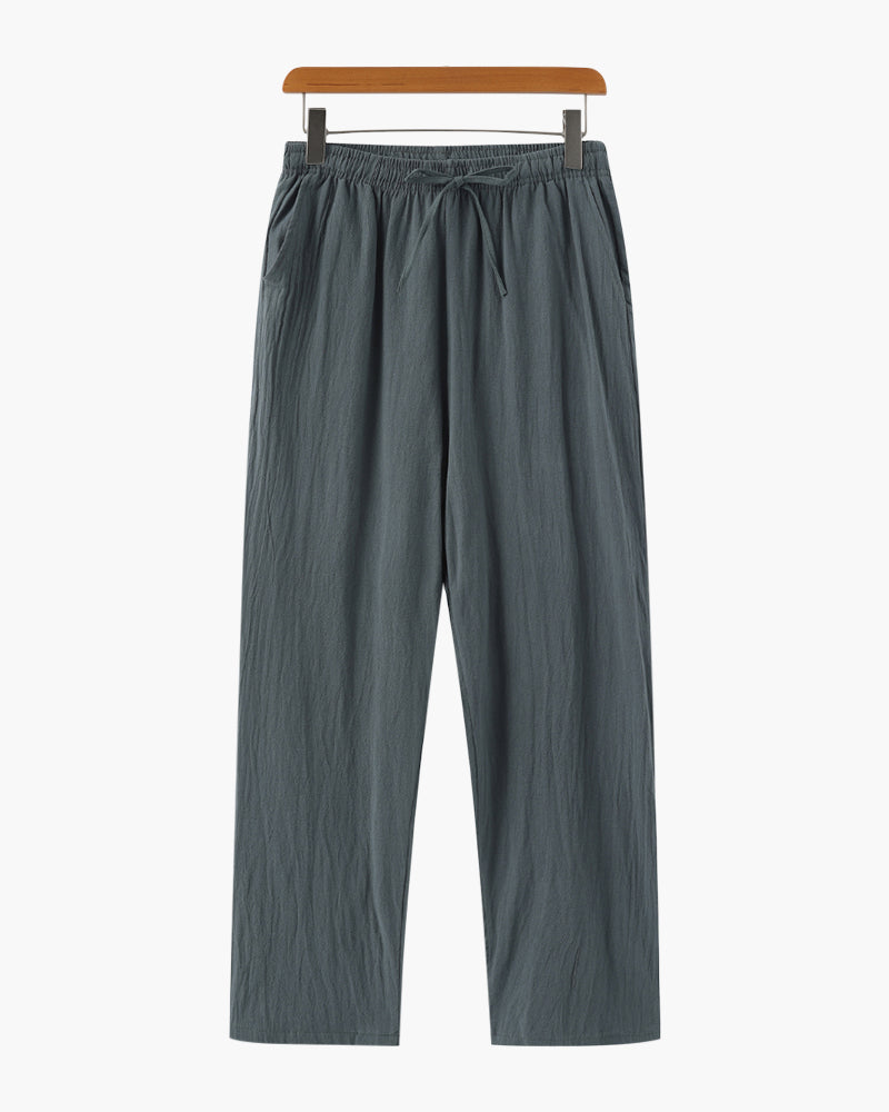 Old Money Pantalón De Lino Zanzibar Hombre