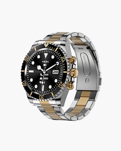 Old Money Reloj De Acero Inoxidable Buzo Pesado Hombre