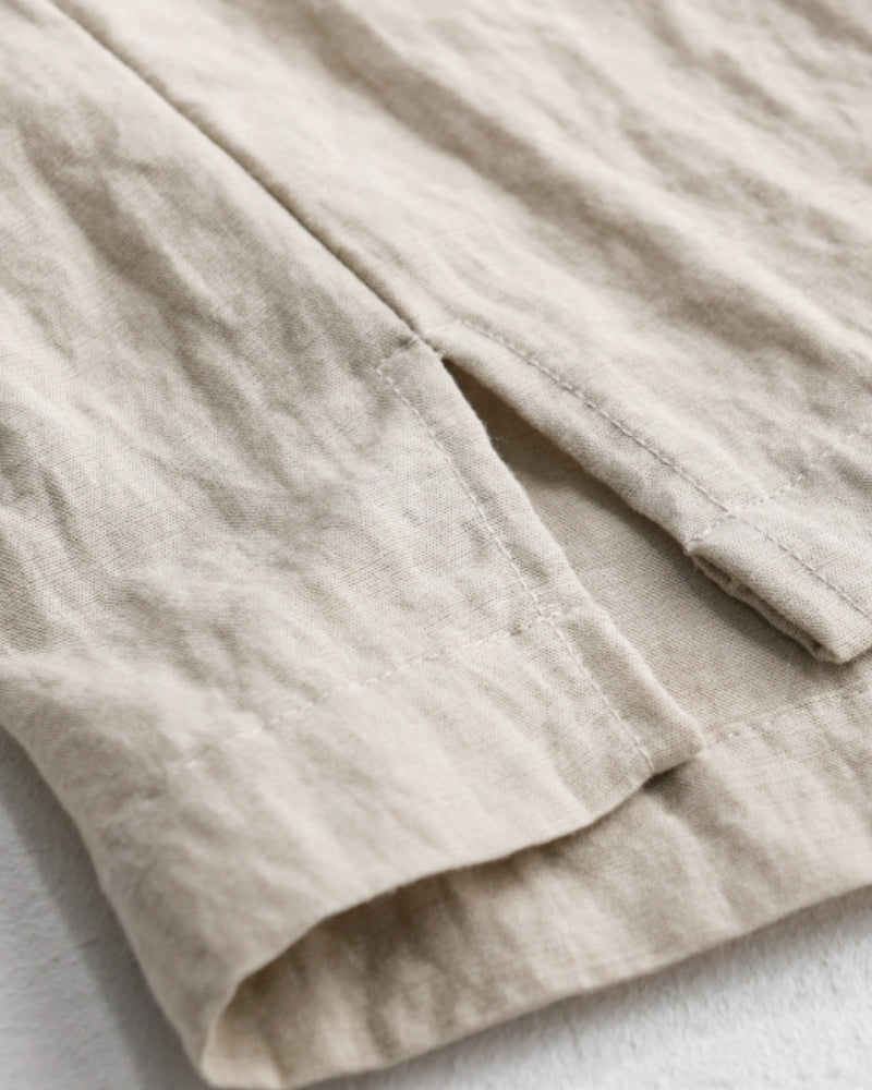 Old Money Portofino Overshirt Beige Negro